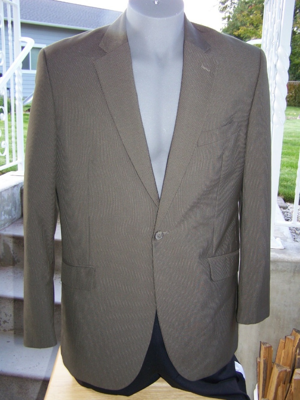 ENGLISH LAUNDRY Men's Size 42R Single Button 2 Vent SPORT COAT Blazer JACKET